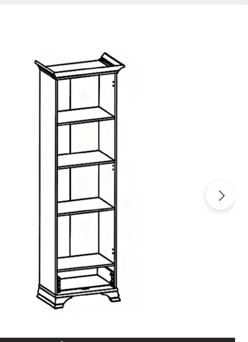 Set mobilier alb  dulap + comode
