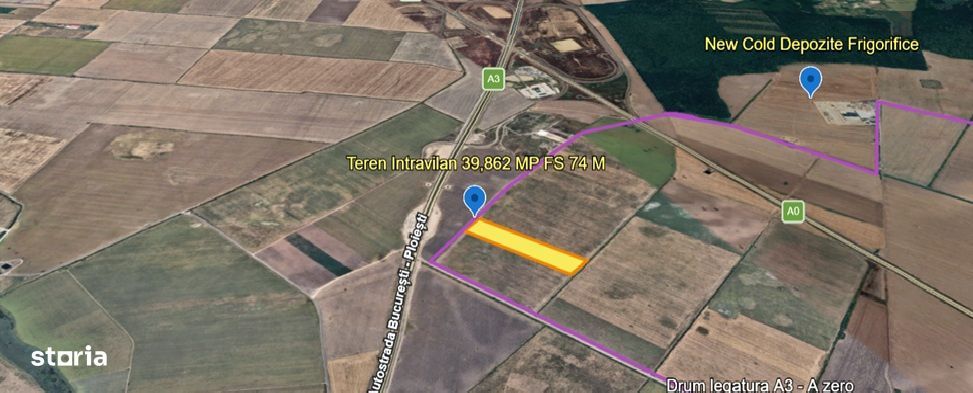Vanzare Teren 38.862 MP Intravilan Tarla 10–Ștefanestii de Jos, Zon