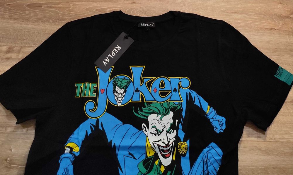 Мъжка фланелка тениска блуза Joker replay