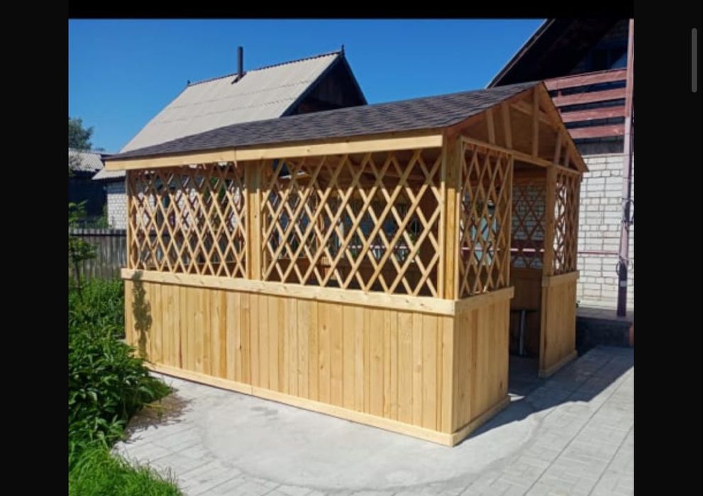Беседки из дерева