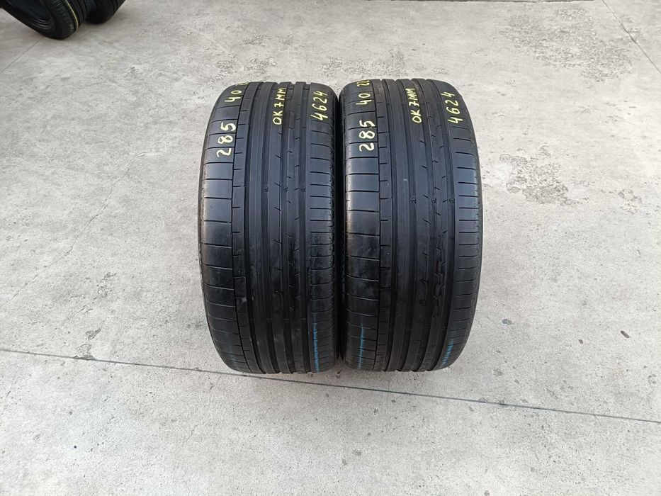 Doua anvelope vara 285 40 22 Continental SportContact 6 profil 7mm4624