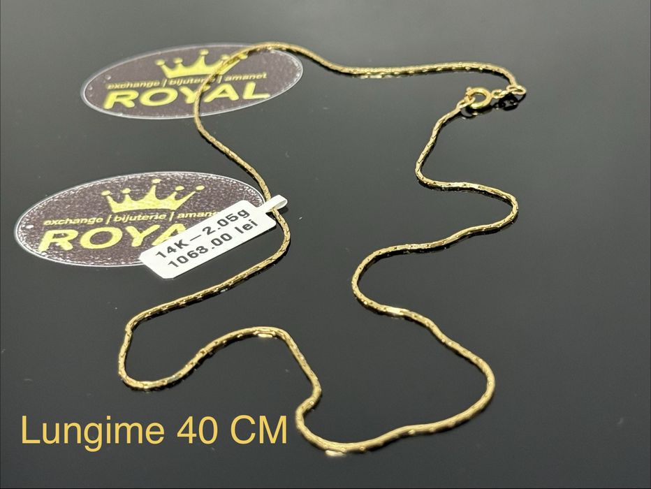 Bijuteria ROYAL : Lant AUR 14K / 2.05 GR