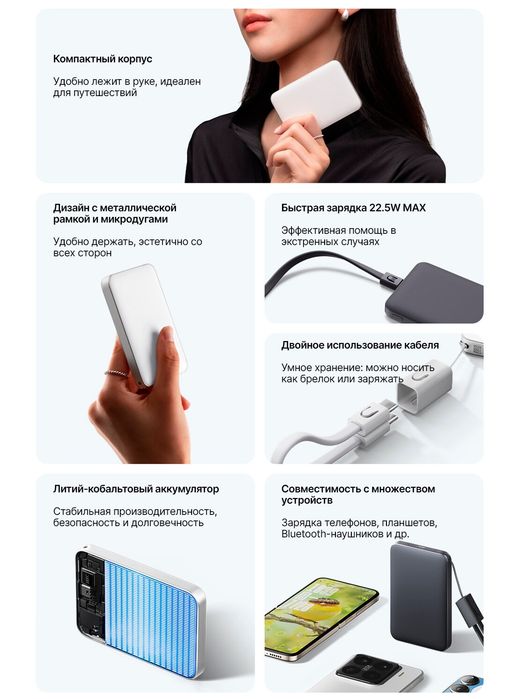 Xiaomi Ultra-thin Power Bank 5000mAh 22.5W PB0522S