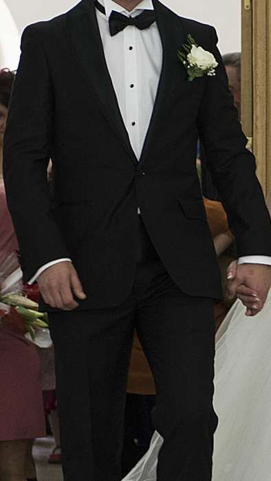 Costum barbati negru Damat Ceremony