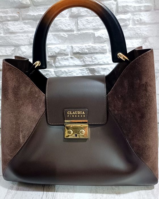 Уникална италианска дамска чанта-Claudia Firenze isadora