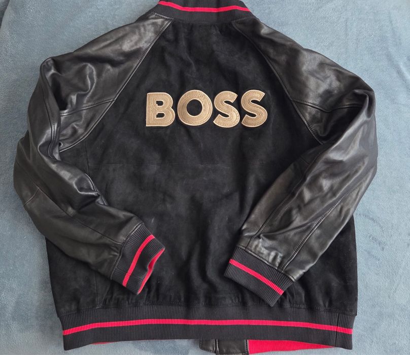 Geaca piele Boss+Blugi Dsquared Originali 100%