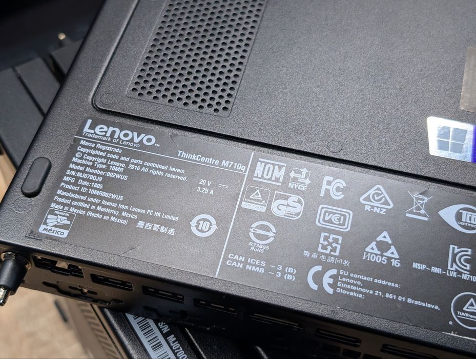 Lenovo Thinkcentre M710q i3 7th 8/128GB