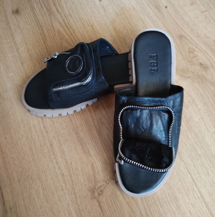 Дамски летни обувки естествена кожа