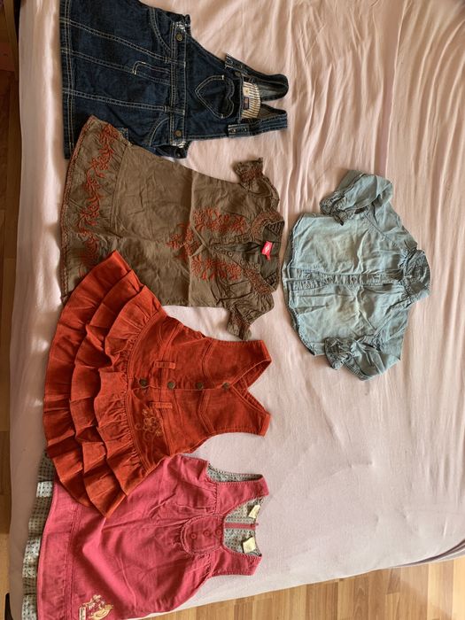 Рокли и дънки 2-3 години