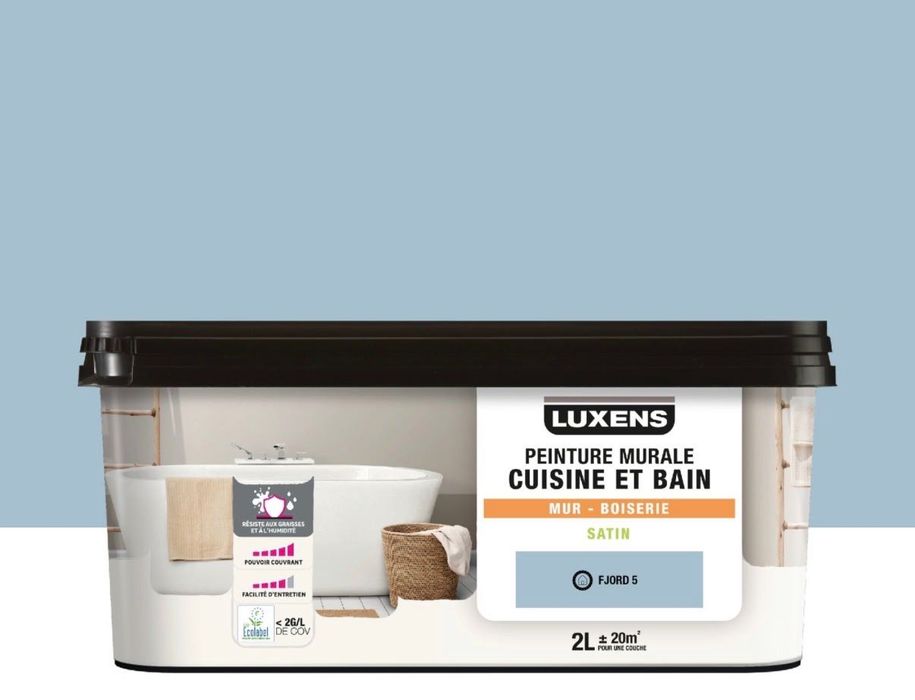 Боя “Luxens”акрилна интериорна, миеща, сатенена