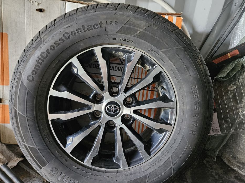 Комплек диски и шины прадо 150 R17/265/65