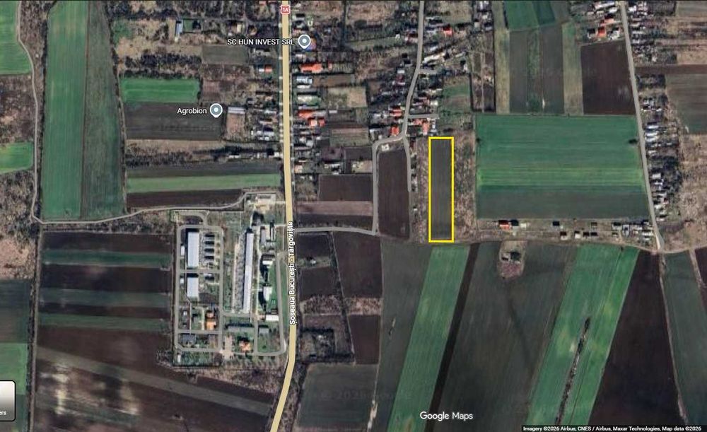 Vand 8400mp teren intravilan Comuna Butimanu, Dambovita