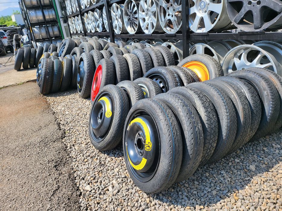 резервни,бандажни гуми , патерици ,13,14,15,16,17,18 цола