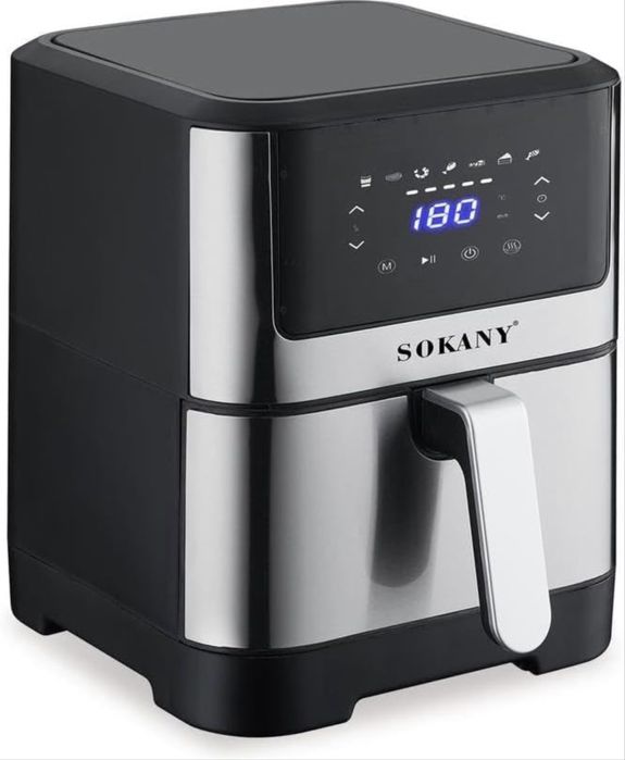 Air Fryer 7 литра, 8 програми, 1800W еър фрайър Sokany SK-ZG-8040