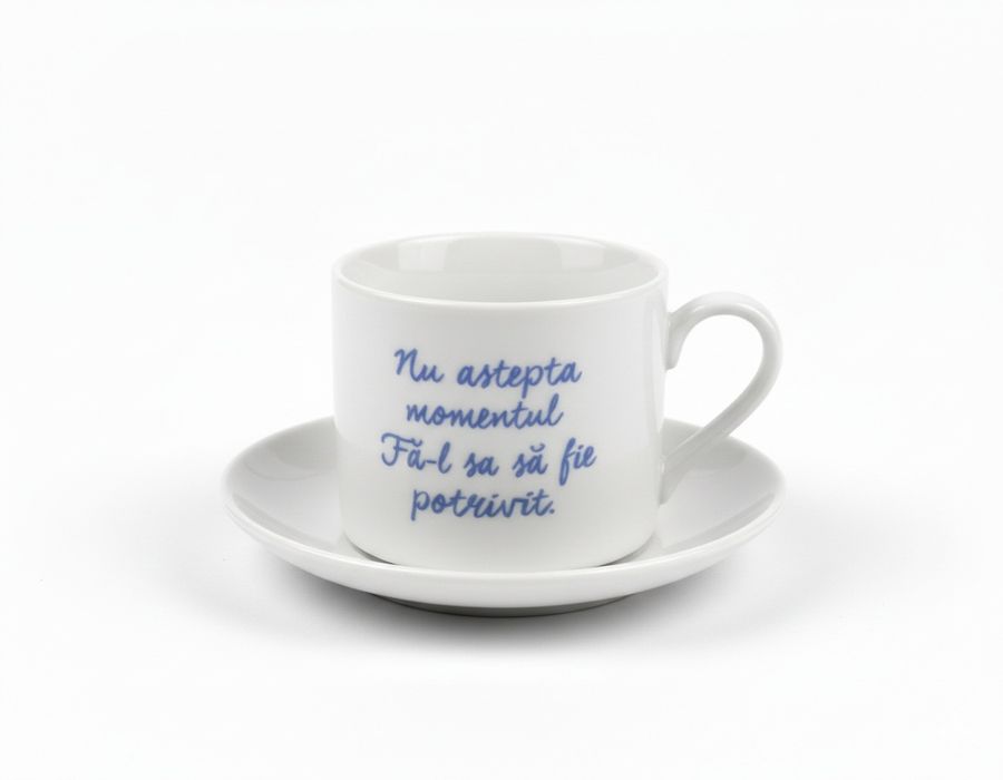 Set 2 piese sau 4 sau 6 cescute cu mesaje vesele