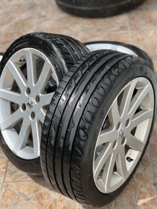 17 цола гуми с джанти 205/45 R17 – нископрофилни, като нови!