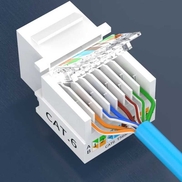 Модуль RJ45 Keystone jack RJ45 UTP cat6