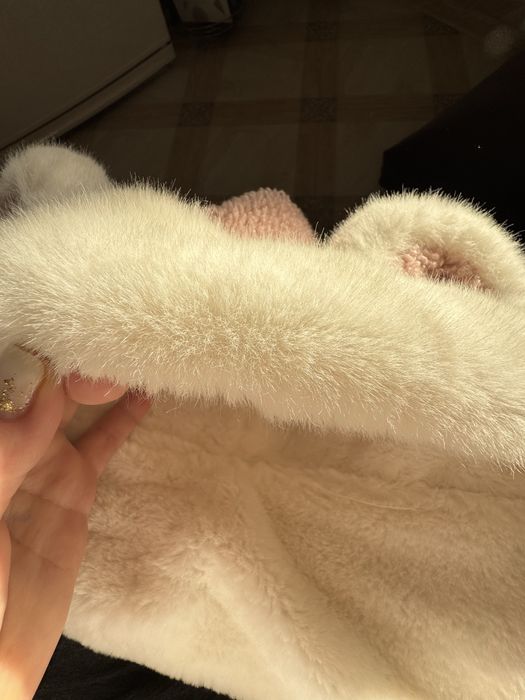 Шапка -мишка для девочки