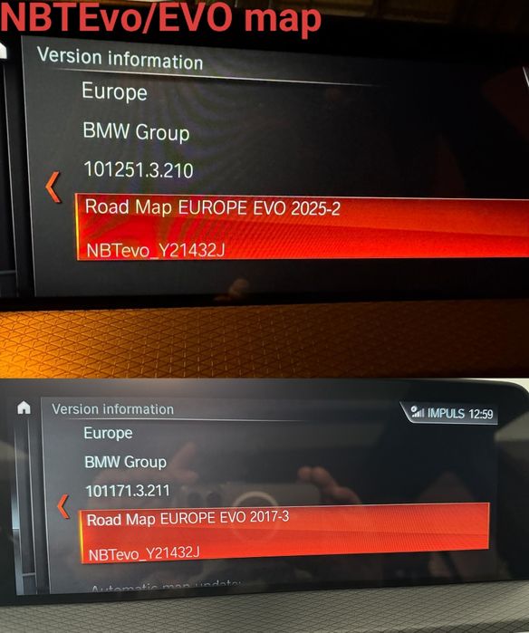 Update actualizare harti navigatie BMW Activare Apple CarPlay Full