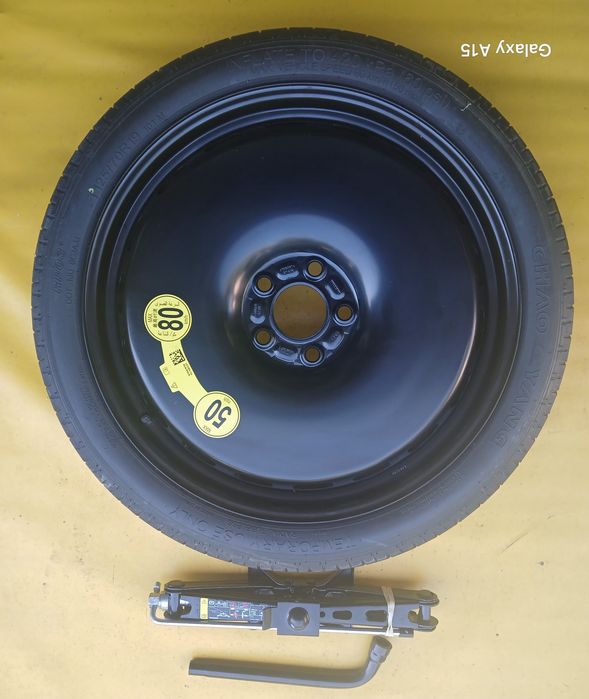 Roată rezervă slim 5x108 Volvo XC 60 70 90 cric cheie de roti