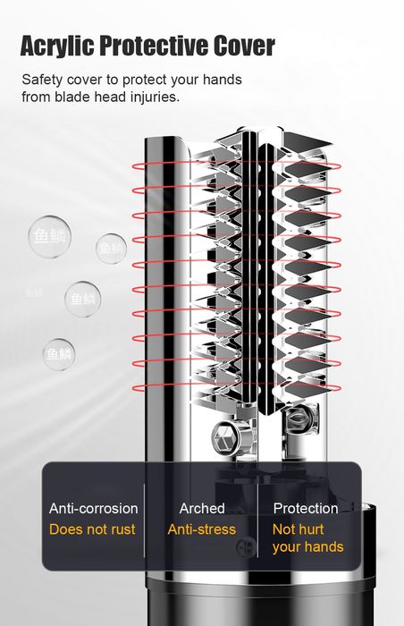 Безжичен професионален уред за чистване на риба, машинка за почистване