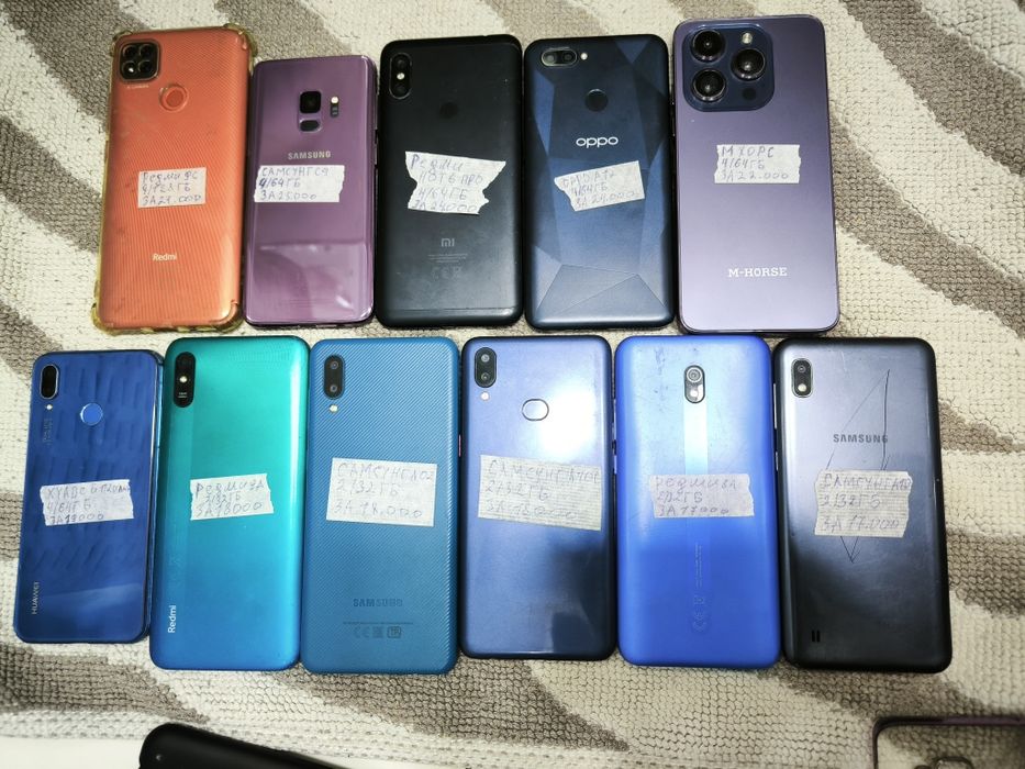 Г.Балхаш Смартфоны oppo, Samsung, redmi,vivo