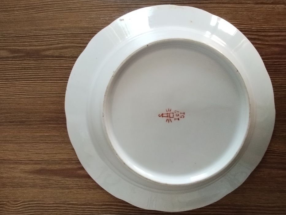 Тарелки из фарфора СССР