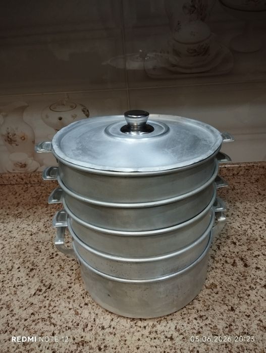 Мантаварка.27см.(окружность)+Бонус Кварцевая кухонная доска.