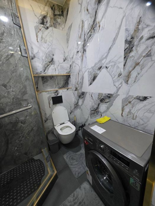 1-комнатная квартира ЖК NRG Oybek 35 м² Hi-Tech ремонт мебель