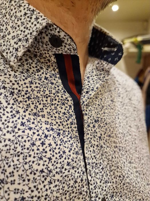 Мъжка риза с дълъг ръкав, Slim Fit
