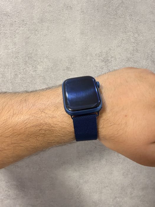 Apple watch 7/45 blue  88% bez karobka holati yaxshi