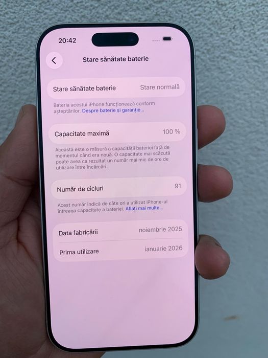Iphone 17 256gb NOU 6 cicluri incarcare