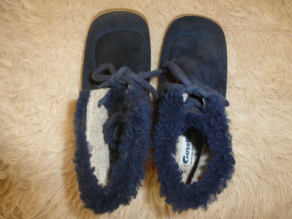 италиански детски боти от естествен велур 29размер