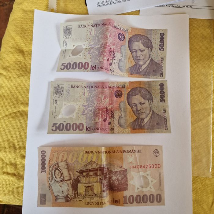Bancnotele vechii