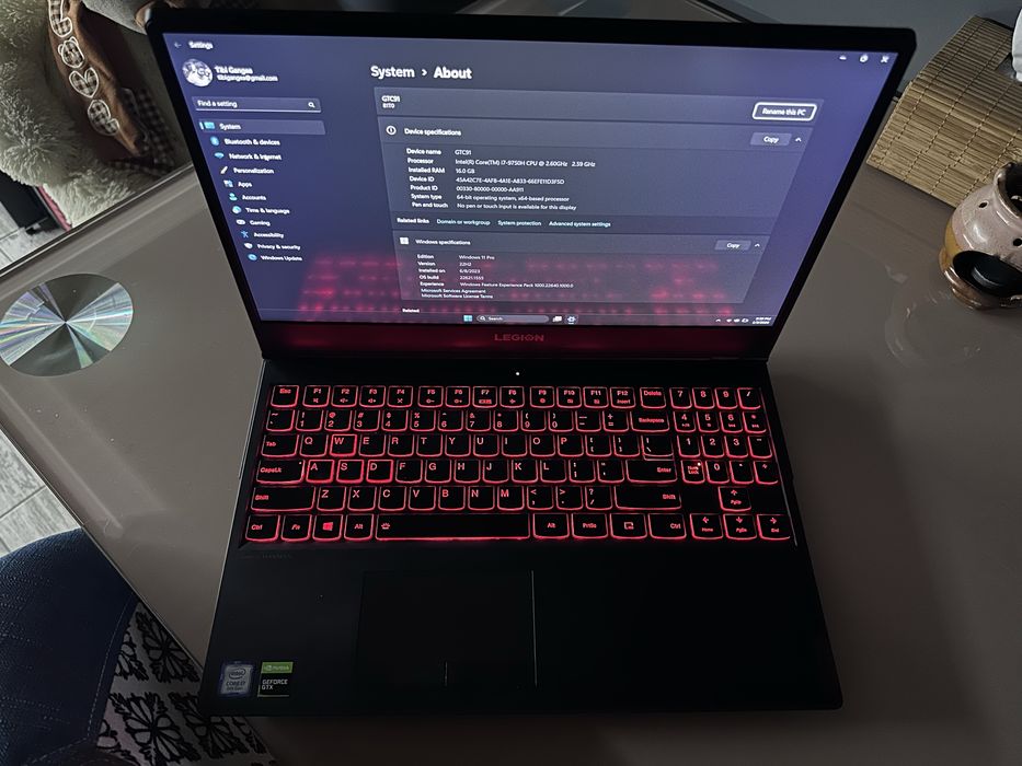 Laptop Gaming Lenovo Legion Y7000