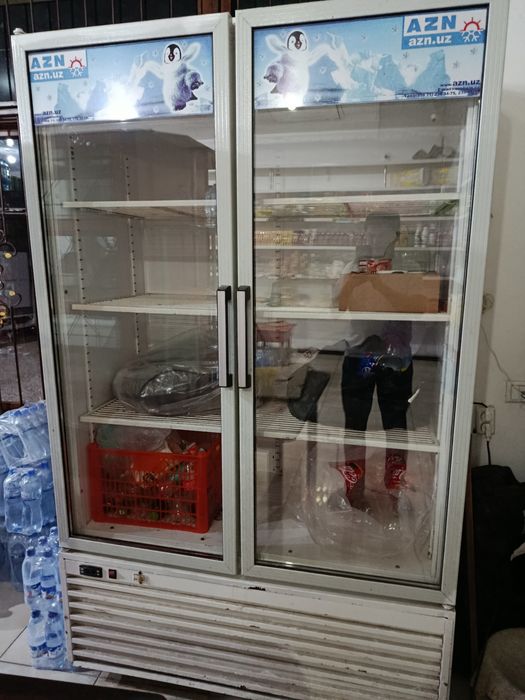 Икки томонли ветрина прилавка стеллаж полка