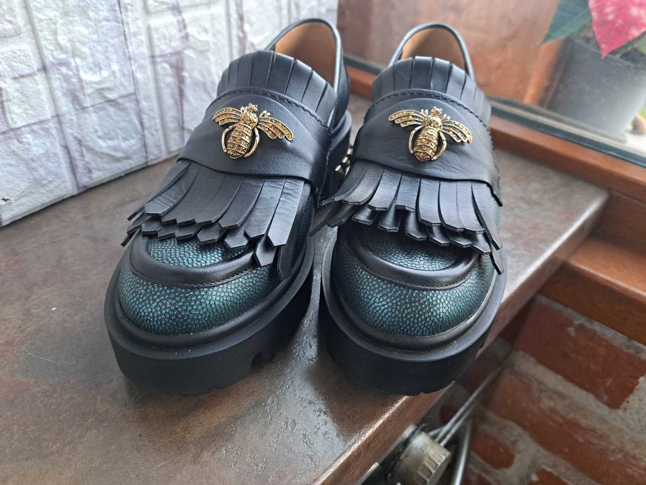 дамски обувки на платформа,мокасини,лоуфъри,Musette,37,Нови!