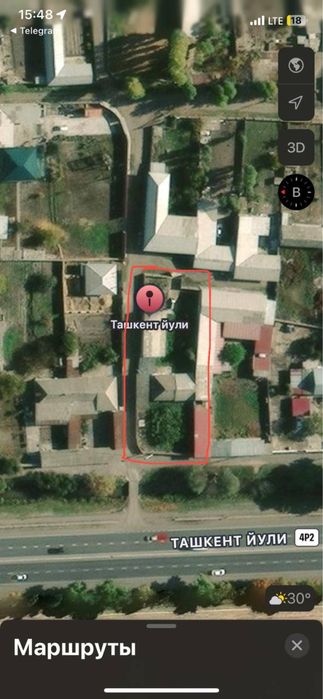 Ер сотилади катта йўл юзида ( Нежилой куриш учун идеал вариант)