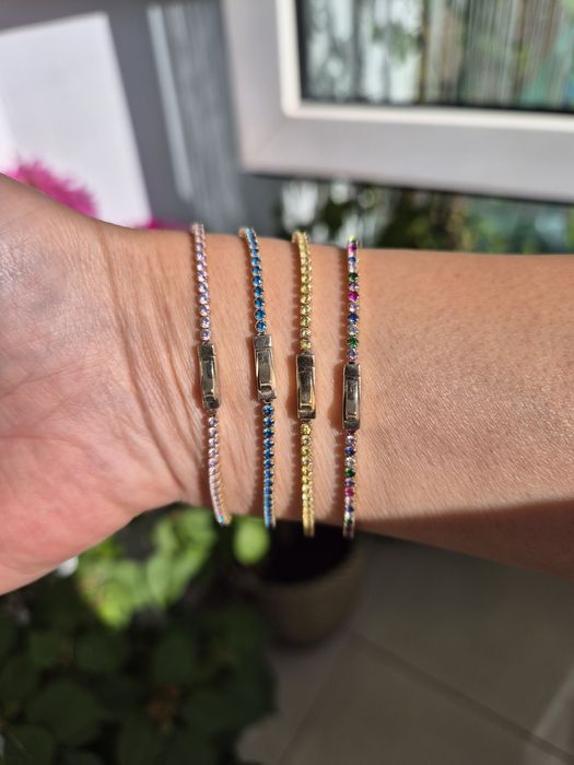 Bratara Tennis aur 14k, 17/18cm