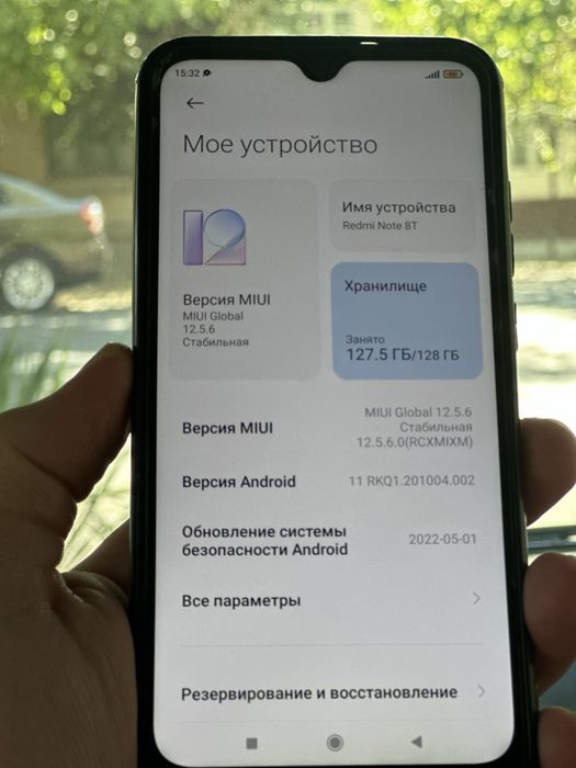 Redmi note 8T 128 tali xolati yaxshi ishlatib turgan telefonim