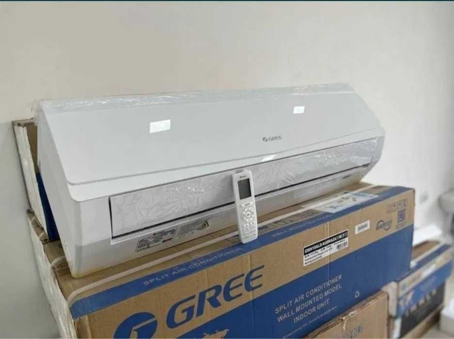 Кондиционер GREE 18 inverter WI-FI 10 лет гарантии есть установка 24/7