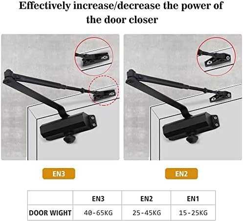 Автоматичен затварящ механизъм за врати Marie 23-45 кг серт. по EN1154