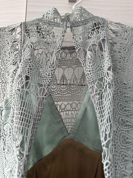 Self portrait(copy) rochi dama albastru menta Mar.M