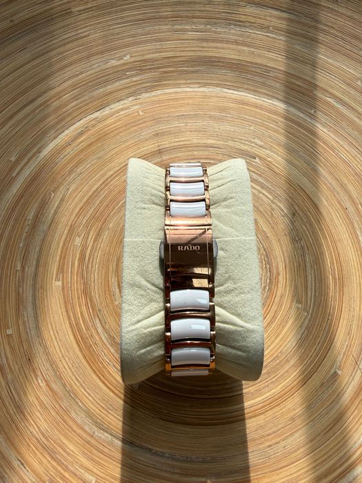 Rado Centrix Jubile Diamante Ceramica Alba Automat Ceas de Dama Ca Nou