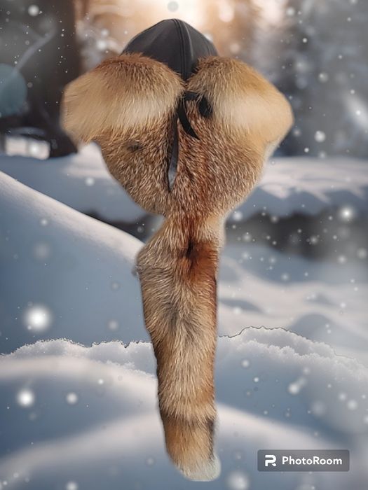 Малахай түлкі тымақ шапка ушанка