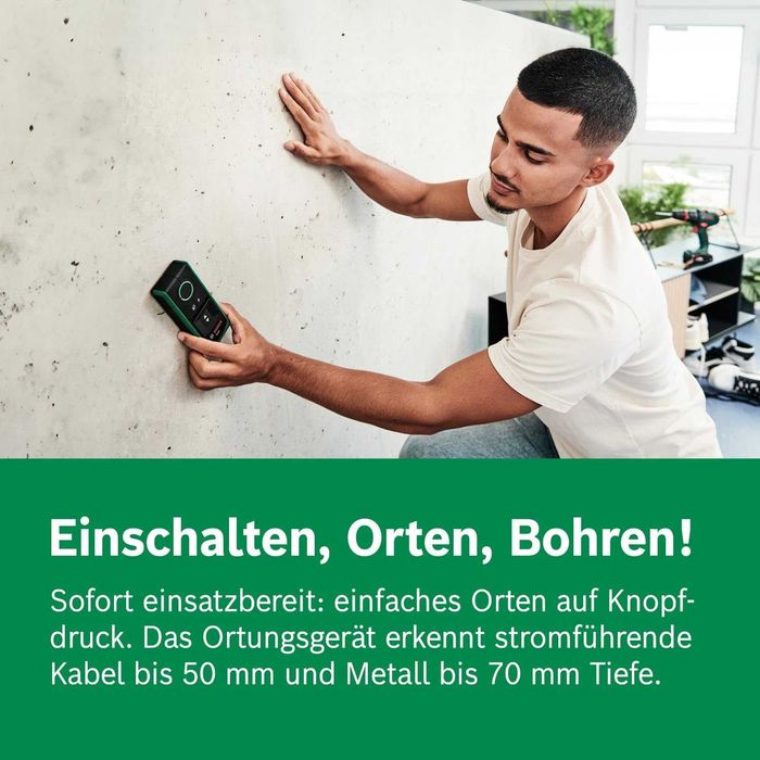 ПРОМО Нов 2г Гаранция BOSCH Цифров Метал Детектор за Кабели Проводници Truvo, 06036812Z0