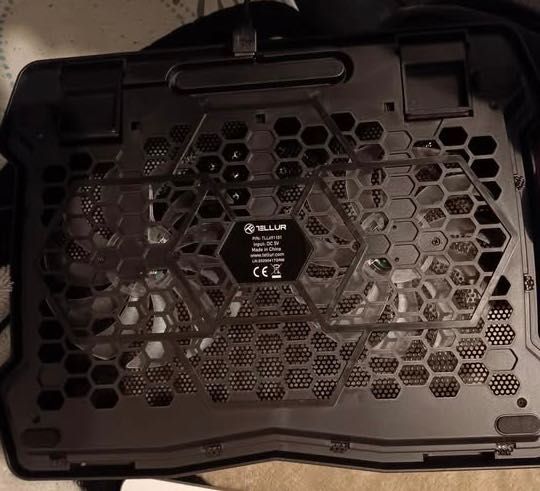Cooler laptop Tellur Basic, 15.6 inch, 2 ventilatoare, negru