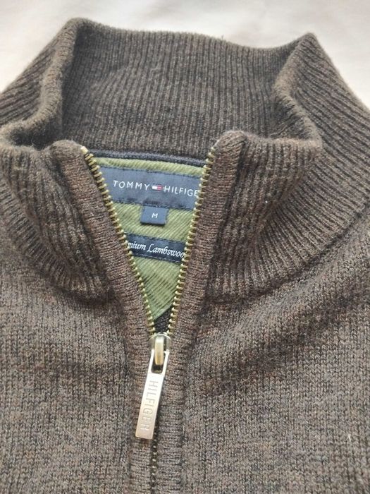 Tommy Hilfiger - 100% оригинален мъжки вълнен пуловер