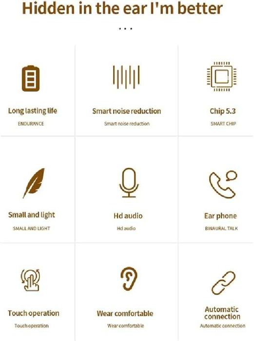 Слушалки Bluetooth 5.3, K20, TWS