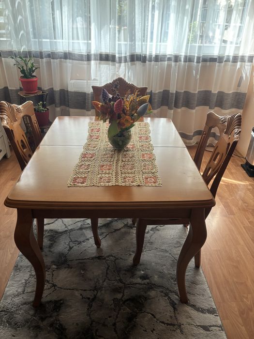 Трапезна маса + 6 стола